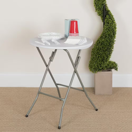 Granite white plastic - in.,
