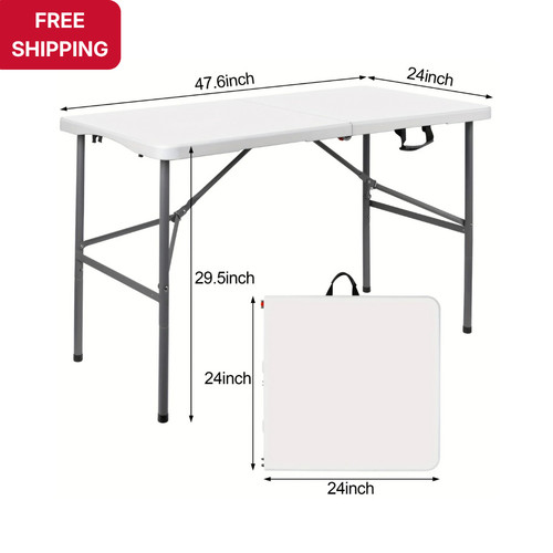 4ft folding table - table, 48