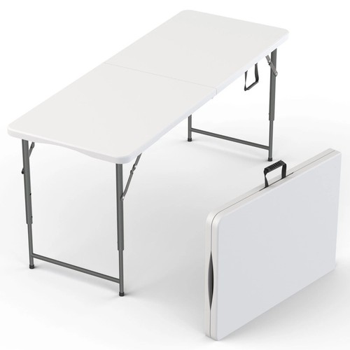 White adjustable height - white,