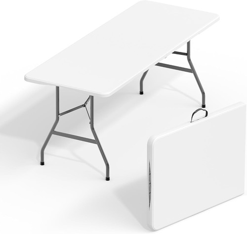 6ft foldable table - table, w