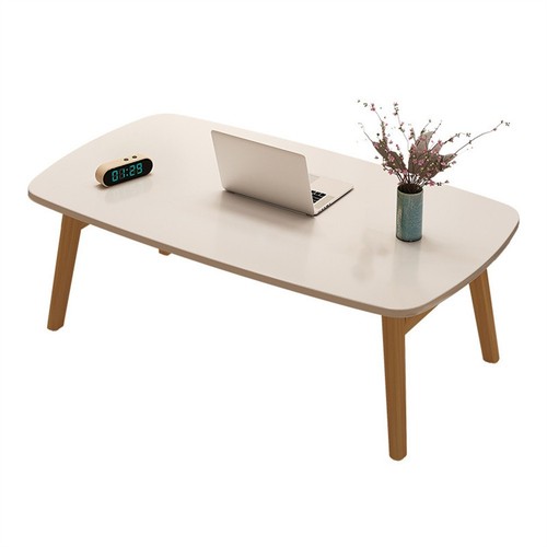 Wooden coffee table - wooden, foldable