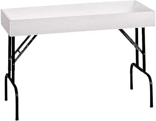 White folding dump - folding, table