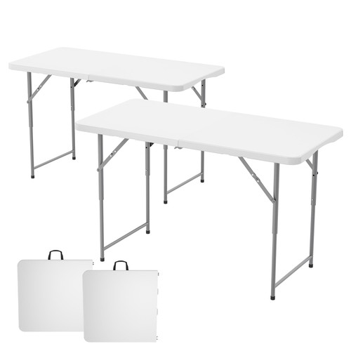 4ft folding table adjustable - 4ft,