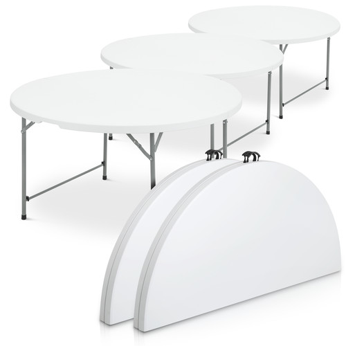 Pack white 5 - white, round