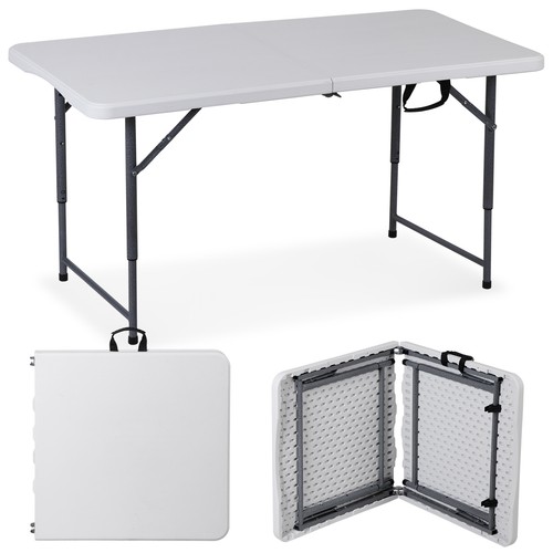 Folding table adjustable 4ft - adjustable,
