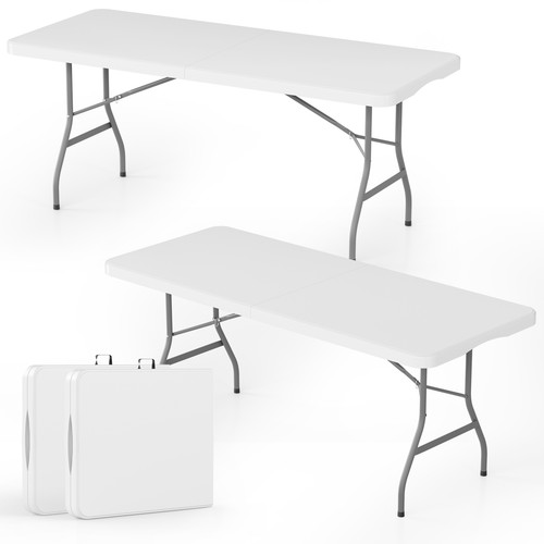 Set folding table 6ft - set,